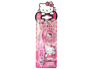 Зубная щетка Hello Kitty 3D дорожная с брелоком 81-11-81903-1