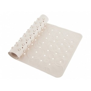 M188W-ВМ Антискользящий резиновый коврик для ванны с отверстиями Roxy - kids (35х76 см) белый
