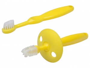RТМ-002 Набор: зубная щетка и щетка-массажер для малышей. Бирюзовый